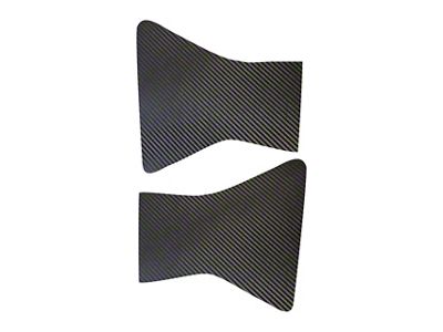 Door Scratch Guards; Carbon Fiber (05-13 Corvette C6)
