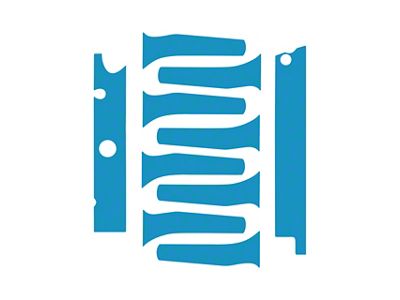 Engine Decal Graphics; Gloss Tension Blue (14-19 Corvette C7 Grand Sport, Stingray)