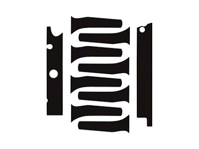 Engine Decal Graphics; Matte Black (14-19 Corvette C7 Grand Sport, Stingray)