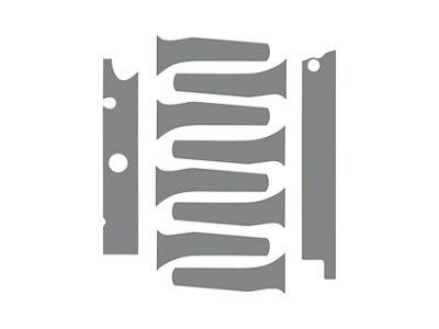 Engine Decal Graphics; Matte Gray (14-19 Corvette C7 Grand Sport, Stingray)
