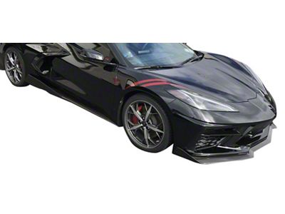 Fender Stripes; Gloss Rapid Blue (20-25 Corvette C8)