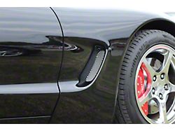 Fender Vent/Cove Screens; Aluminum (97-04 Corvette C5)