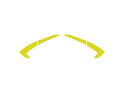 Fender Vent Scoop Accent Decals (20-25 Corvette C8)