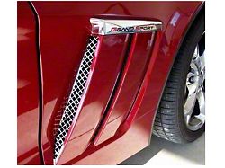 Fender Vent/Cove Screens; Black (10-13 Corvette C6 Grand Sport)