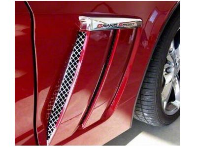Fender Vent/Cove Screens; Black (10-13 Corvette C6 Grand Sport)