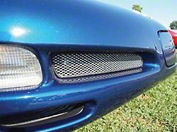 Fog Light Screens; Aluminum (97-04 Corvette C5)