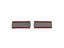 Fog Light Screens; Black (06-13 Corvette C6, Excluding Base)