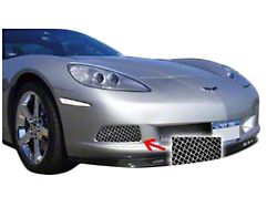 Fog Light Screens; Natural (05-13 Corvette C6 Base)