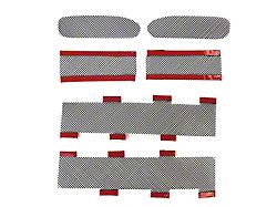 Front Bumper and Cove Screens; Stainless Steel with Black Finish (97-04 Corvette C5)