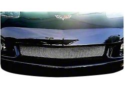 Front Grille Insert Screen; Natural Aluminum (05-13 Corvette C6 Base)