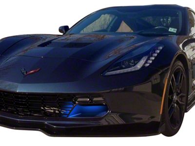 Front Grille LED Strip Lighting with Switch; Red (15-19 Corvette C7 Grand Sport, Z06)