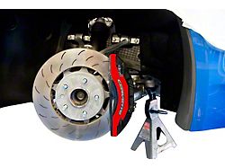 Front/Rear Brake Caliper Decal Overlays; Reflective Heat Resist (14-19 Corvette C7)