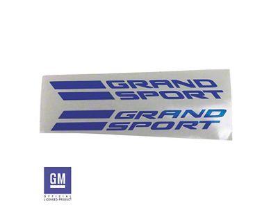 Grand Sport Fender Vent Logo Overlay Decals (17-19 Corvette C7 Grand Sport)