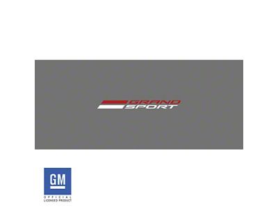 Grand Sport Steering Wheel Vinyl Decal; Gloss Red and Gloss White (17-19 Corvette C7 Grand Sport)