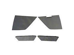 Grille/Radiator Protection Screens; Inner and Outer; Aluminum with Black Finish (20-25 Corvette C8 Stingray)