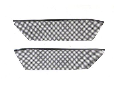 Grille/Radiator Protection Screens; Inner; Stainless Steel with Black Finish (20-25 Corvette C8 Stingray)