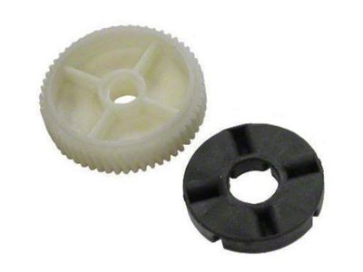 Headlight Motor Gear with Insert; Nylon (00-04 Corvette C5)