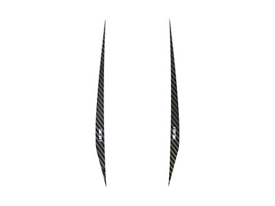 Hood Stripe Decals with Z51 Logo Cutout (20-25 Corvette C8)