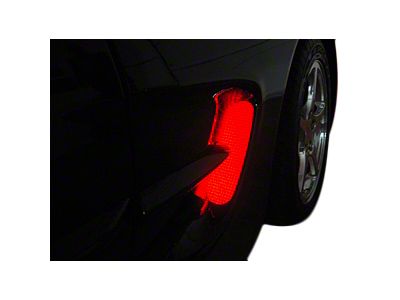 LED Fender Cove Lighting Kit with Switch; Red (97-04 Corvette C5)