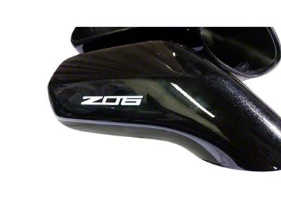 LED Turn Signal Mirrors; Arctic White (15-19 Corvette C7 Z06)