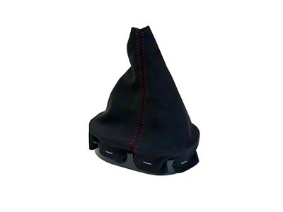 Manual Shifter Boot; Black Suede (97-04 Corvette C5)