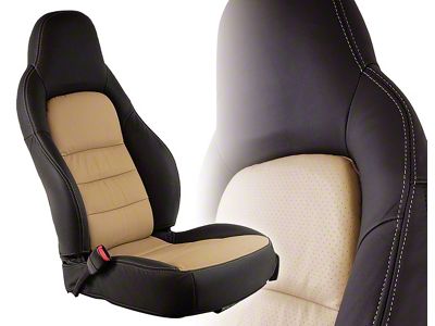 CA OE Spec 2-Tone Leather Standard Seat Upholstery (05-11 Corvette C6)