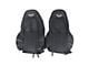 CA OE Spec Leather Seat Upholstery; Black (01-04 Corvette Z06)