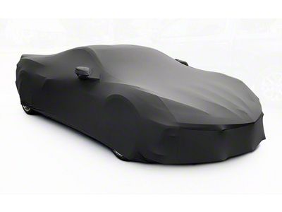 CA Onyx Indoor Car Cover; Black (20-25 Corvette C8 Stingray)