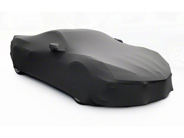 CA Onyx Indoor Car Cover; Black (20-24 Corvette C8 Stingray)