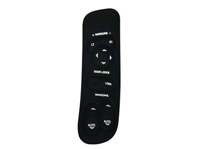 Power Window/Door Lock Switch; Driver Side (97-04 Corvette C5 w/o Memory Seats)