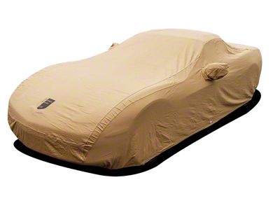 Premium Flannel Indoor Car Cover; Tan (05-13 Corvette C6, Excluding Grand Sport & Z06)