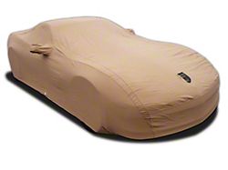 Premium Flannel Indoor Car Cover; Tan (06-13 Corvette C6 Grand Sport, Z06)