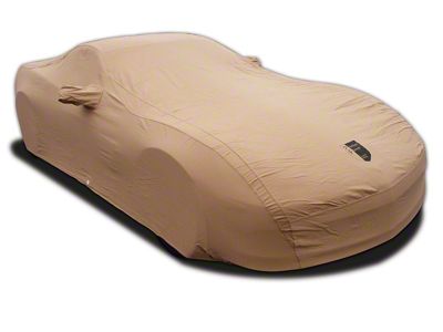 CA Premium Flannel Indoor Car Cover; Tan (06-13 Corvette C6 Grand Sport, Z06)