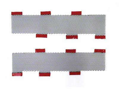 Rear Bumper Screens; Aluminum (97-04 Corvette C5)