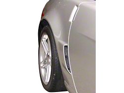 Rear Fender Brake Duct Grille Screens; Aluminum (05-13 Corvette C6, Excluding ZR1)