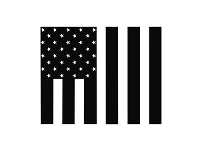 Rear Window US Flag Decal (14-19 Corvette C7 Coupe)