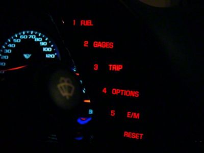 Replacement HUD/DIC Instrument Panel LED Bulbs; White (97-04 Corvette C5)