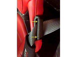 Seat Belt Guide Anti-Belt Pop Guards (20-25 Corvette C8)