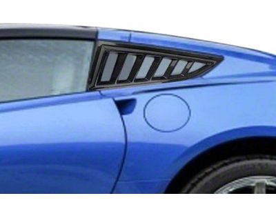 Side Window Louvers; Hydro Carbon Fiber (14-19 Corvette C7 Coupe)