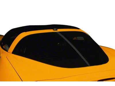 Split Window Roof Retro Kit; Matte Hydro Carbon Fiber (97-Early 02 Corvette C5 Coupe)