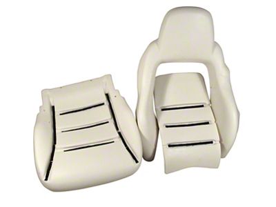 Sport Seat Foam; 6-Piece Set (05-11 Corvette C6)