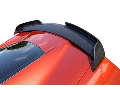Stage 2 Wicker Bill Spoiler; Gloss Hydro Carbon Fiber (14-19 Corvette C7)