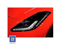Stingray Script Headlight Vinyl Decals (14-19 Corvette C7)