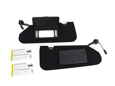 Sun Visors with Lighted Mirrors (05-13 Corvette C6)