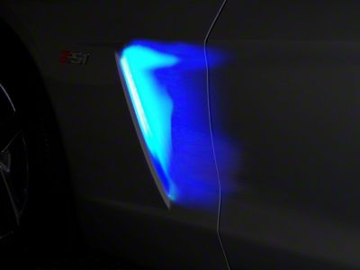 Superbright LED Kit for Fender Cover; Amber with Switch (05-13 Corvette C6)