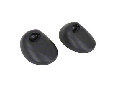 Targa Top Holder Bezel/Base; 4-Piece Set (97-04 Corvette C5 Coupe)