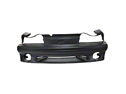 GT/Cobra Style Front Bumper Cover; Unpainted (87-93 Mustang)
