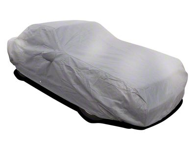 Maxtech Outdoor/Indoor Car Cover; Gray (87-93 Mustang Convertible)