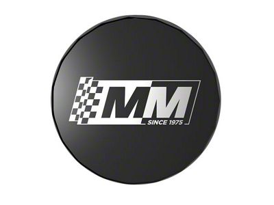 CA MM350/MM300 Wheel Center Cap; Black (79-04 Mustang)
