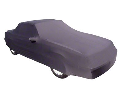 CA Onyx Indoor Car Cover; Black (87-93 Mustang Convertible)